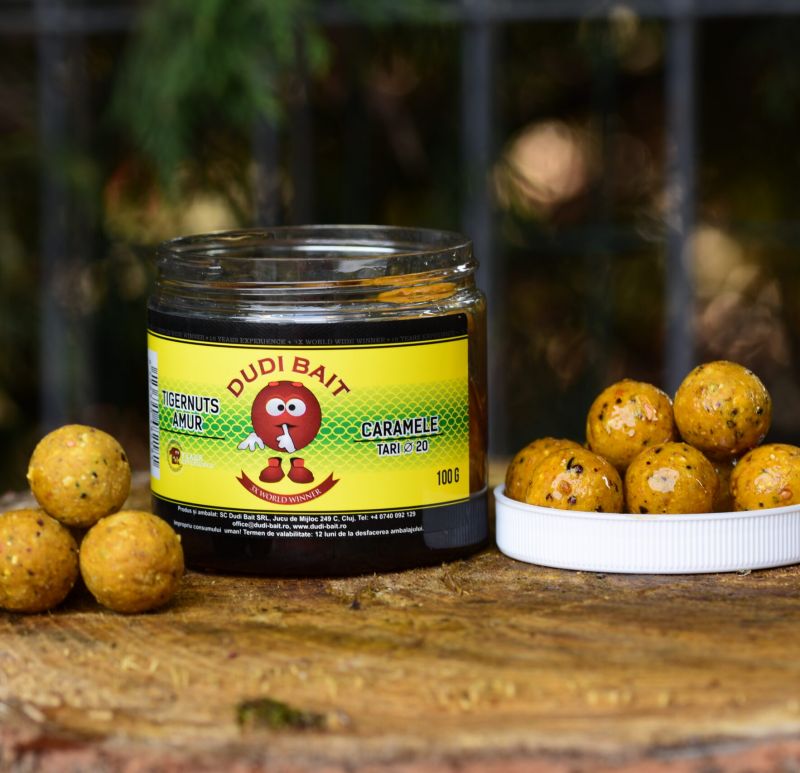 Boilies Tigernuts – Amur “CARAMELE”. ~Dudi bait~