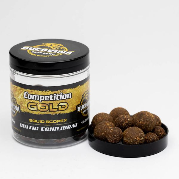 Hakenboilies "Kritisch balanciert" Competition Gold ~Bucovina Baits~