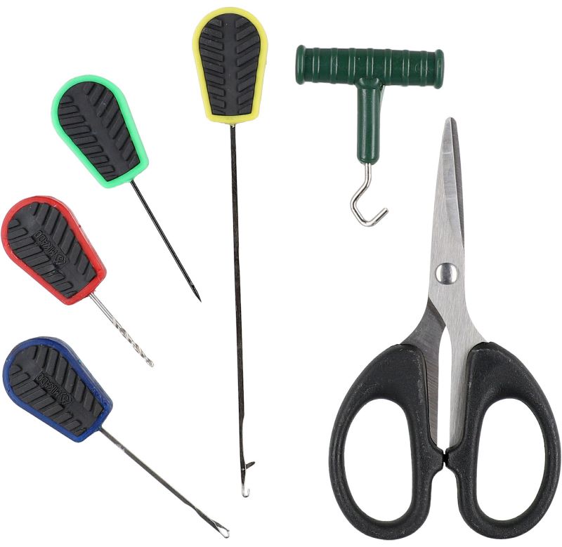 KÖDERNADELN - NADEL-SET MIT SCHERE