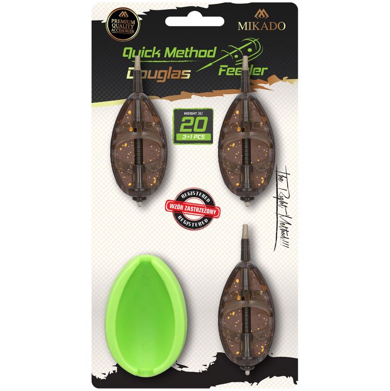 FEEDER - METHOD FEEDER "DOUGLAS" Q.M.F. SYSTEM L SET - 3x60g + FEEDER FORM