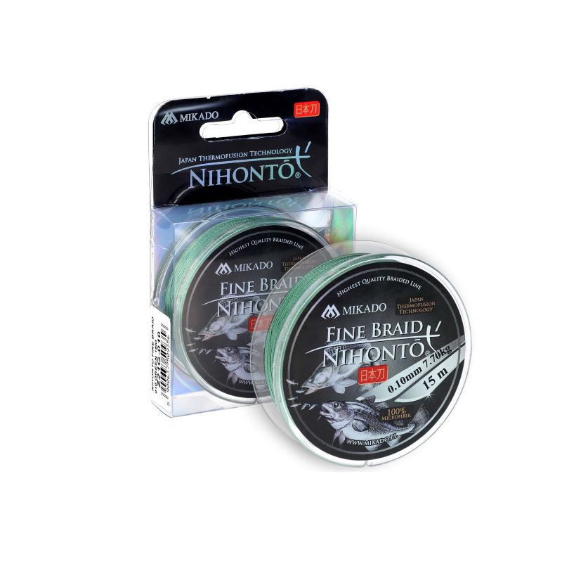NIHONTO FINE BRAID - 0.20mm/16.6kg/15m - GRÜN