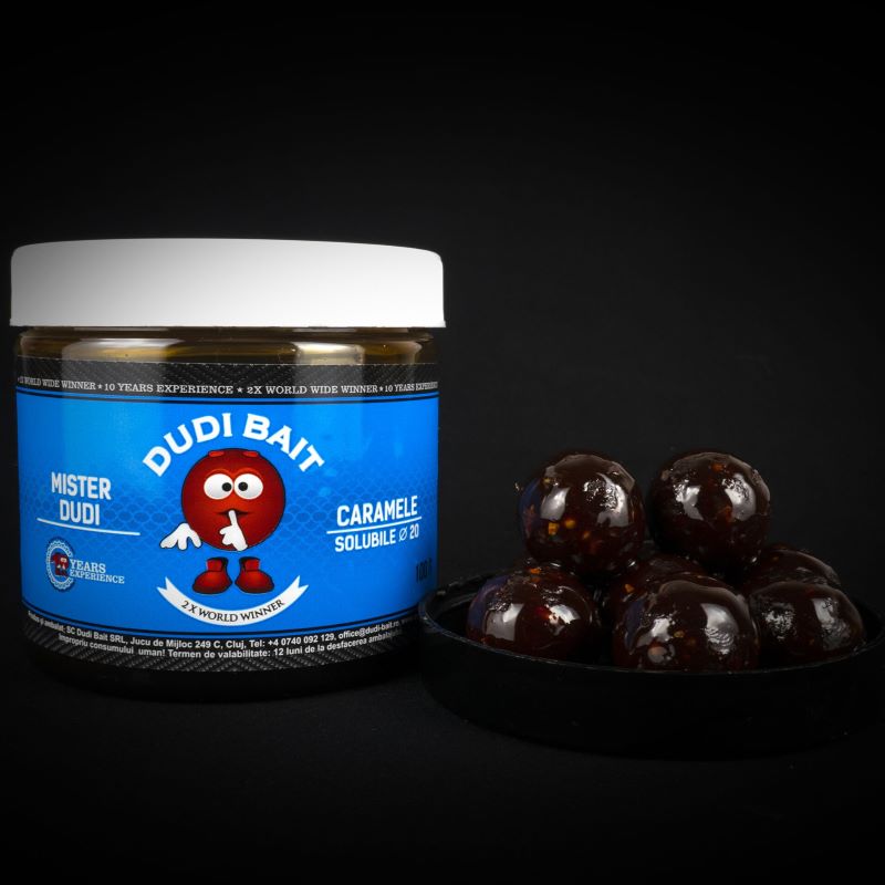 Boilies Mister Dudi “CARAMELE” Squid & Cranberry