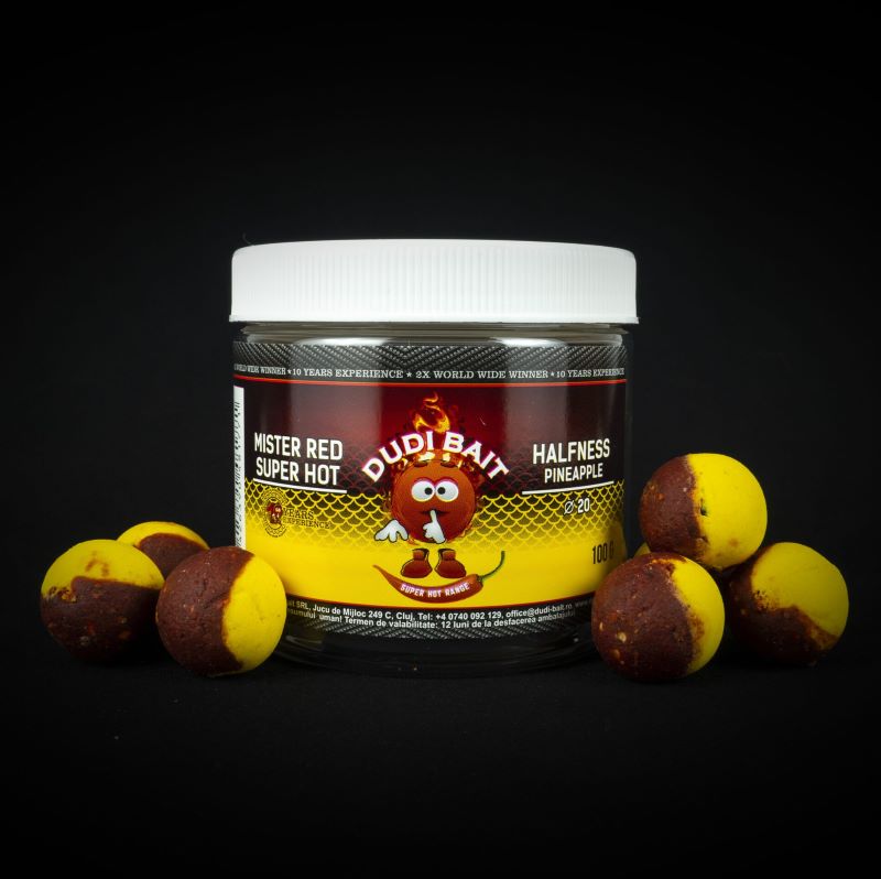 Boilies Mister Red “Super Hot Halfness”Pineapple
